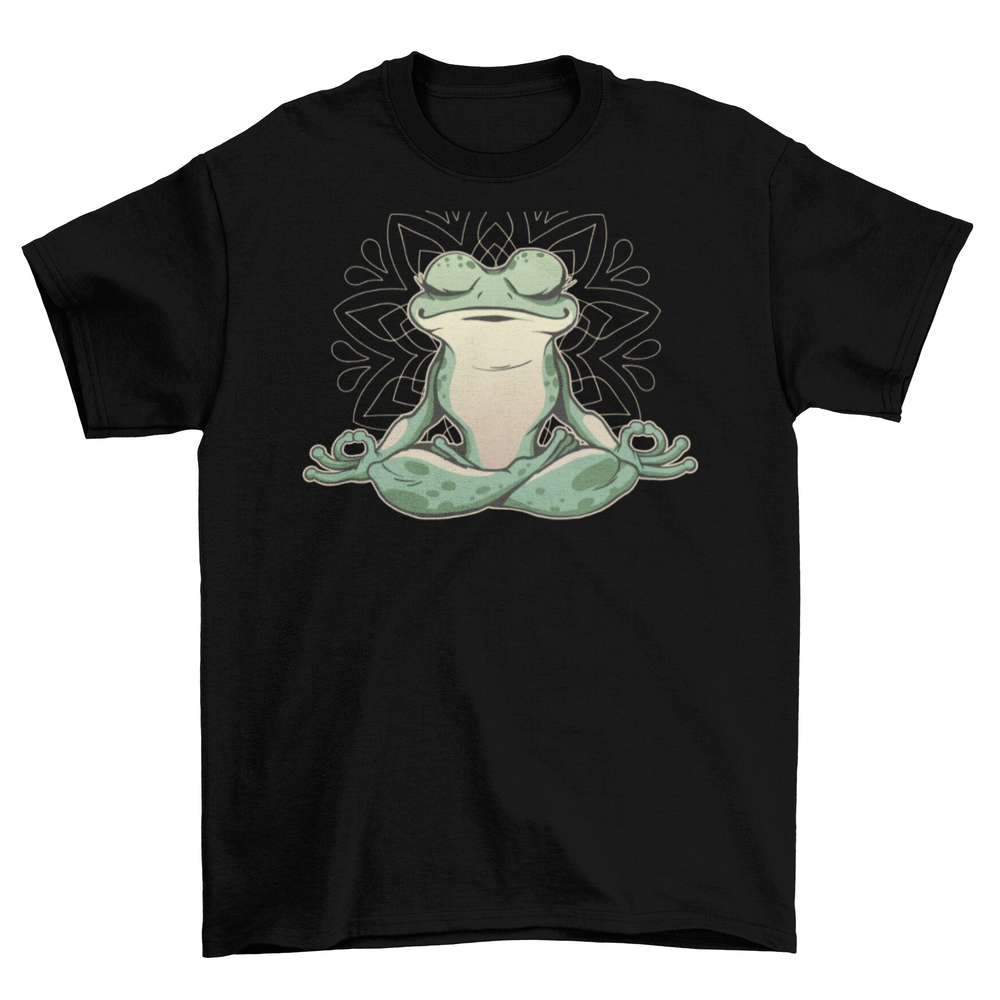 Mindful Frog Meditation T-shirt