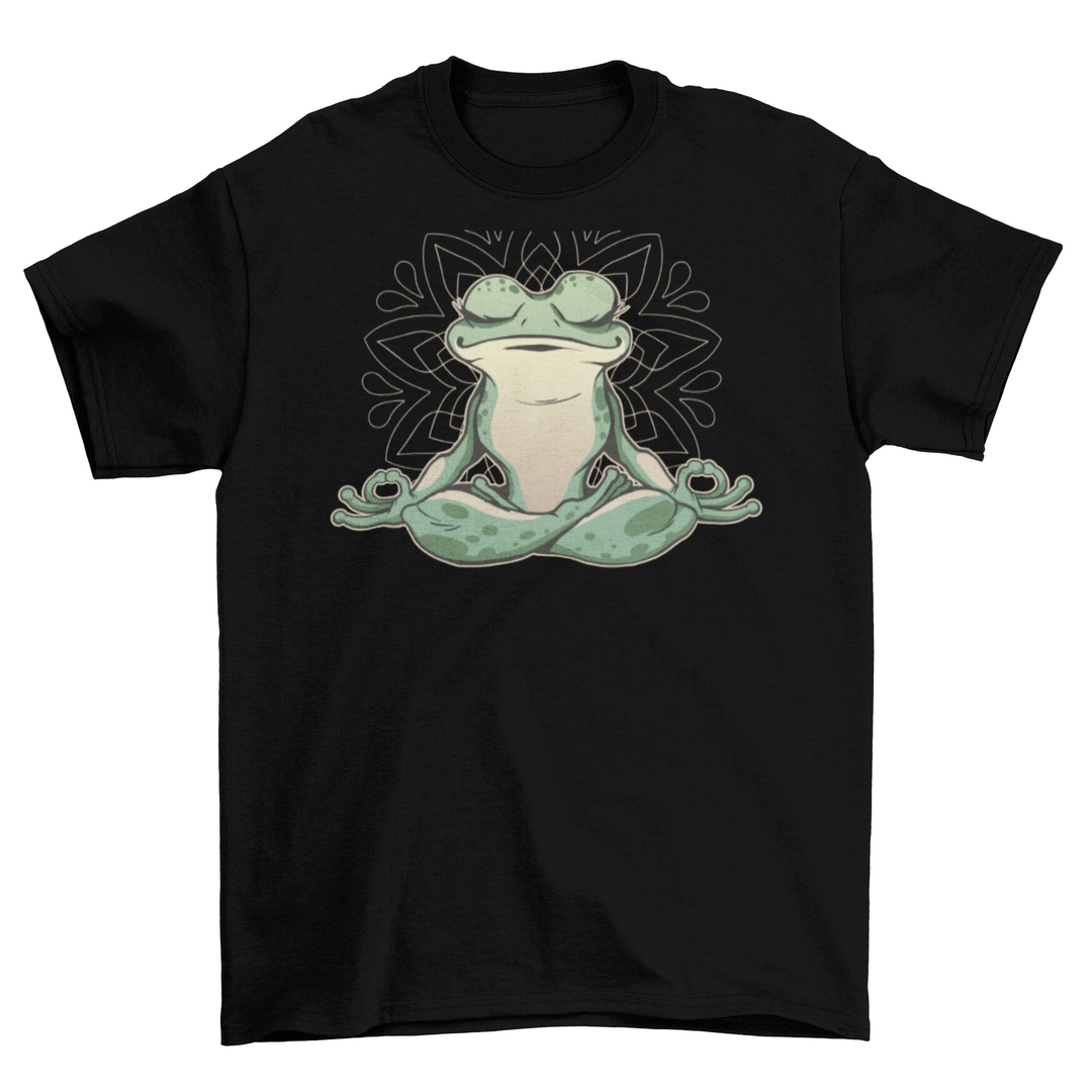 Mindful Frog Meditation T-shirt