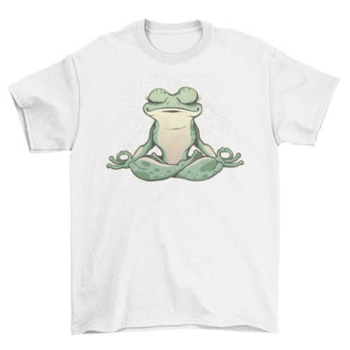 Mindful Frog Meditation T-shirt